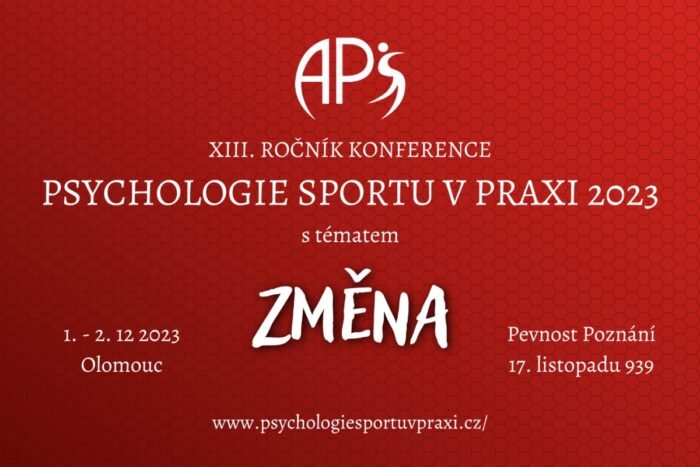 Konference psychologie sportu v praxi - ročník 2023